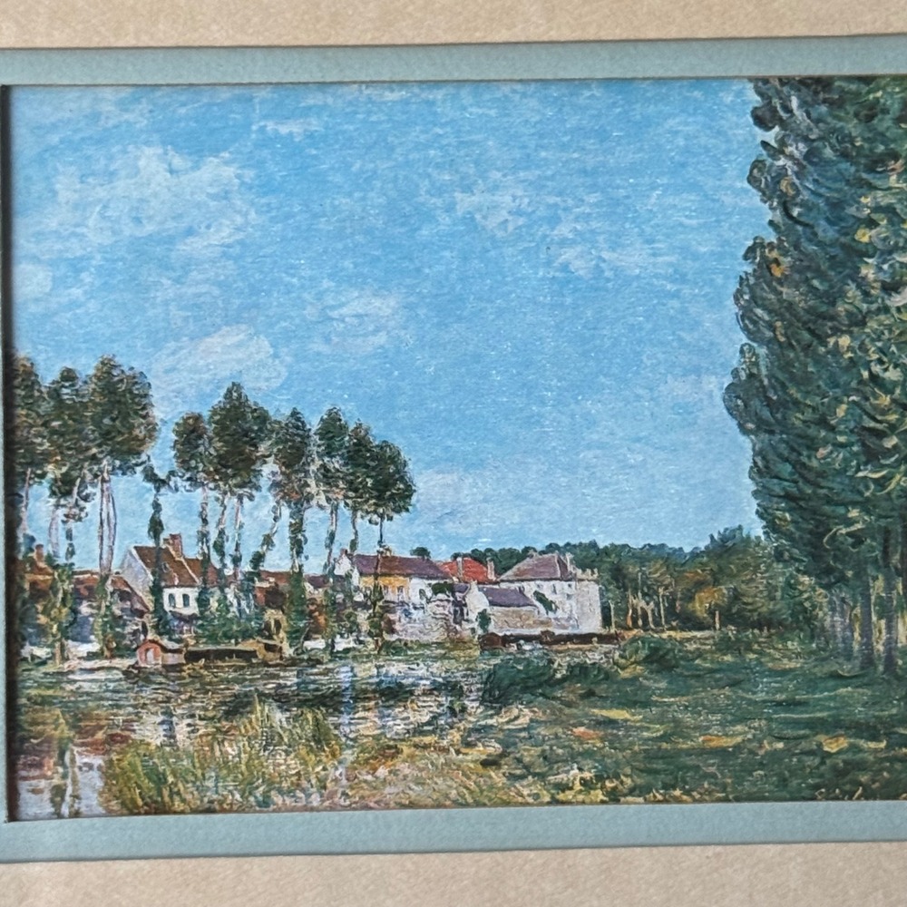 Alfred Sisley Moret Bords du‎ Loing Framed Impressionist Landscape Art Print 4x6